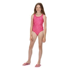 Regatta Maillot De Bain TANVI Fille (Rose Bonbon) -Magasin D'Articles De Sport maillot de bain tanvi fille rose bonbon 3