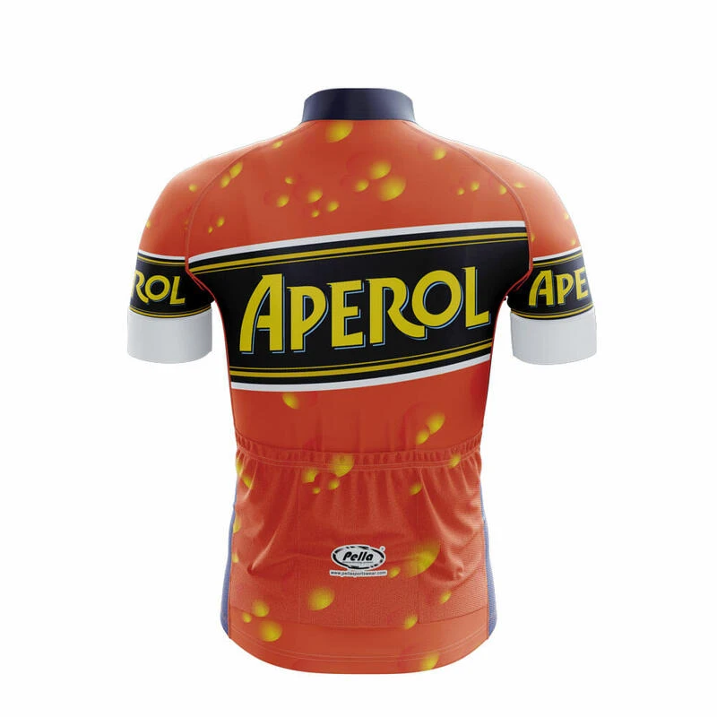 Maillot De Cyclisme à Manches Courtes Aperol 2 Maillot De Cyclisme à Manches Courtes Aperol – Image 2