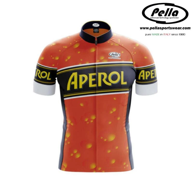 Maillot De Cyclisme à Manches Courtes Aperol 1 Maillot De Cyclisme à Manches Courtes Aperol