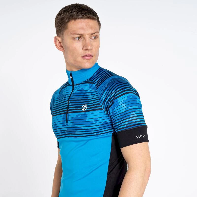 Dare 2b Maillot De Cyclisme STAY THE COURSE Homme (Bleu Clair) 4 Dare 2b Maillot De Cyclisme STAY THE COURSE Homme (Bleu Clair) – Image 4