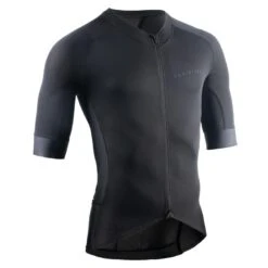 Maillot Manches Courtes Vélo Route VAN RYSEL RACER Noir