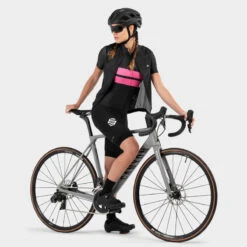 Maillot Vélo Manches Courtes Femme M2 Double Track -Magasin D'Articles De Sport maillot velo manches courtes femme m2 double track 3