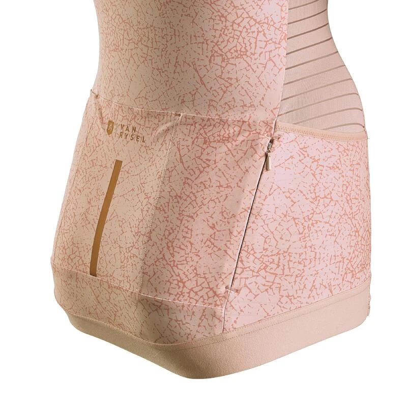 Maillot Vélo Route Manches Courtes Racer Femme Cracked Nude 3 Maillot Vélo Route Manches Courtes Racer Femme Cracked Nude – Image 3