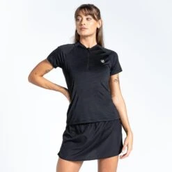 Dare 2b Outdare III Maillot De Fitness Zippé à Moitié Pour Femme - Noir 8 Dare 2b Outdare III Maillot De Fitness Zippé à Moitié Pour Femme - Noir -Magasin D'Articles De Sport outdare iii maillot de fitness zippe a moitie pour femme noir 3