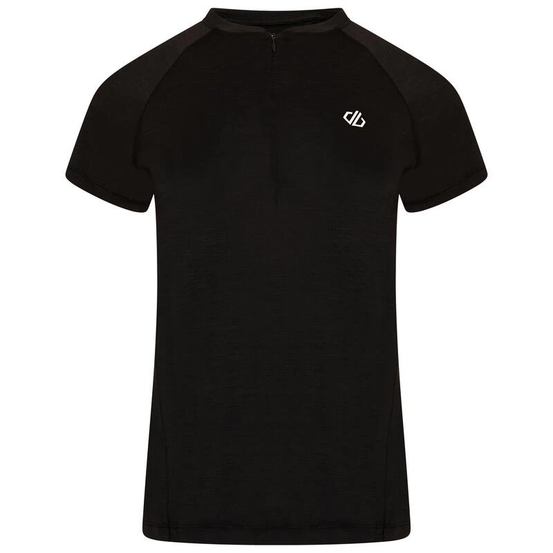 Dare 2b Outdare III Maillot De Fitness Zippé à Moitié Pour Femme - Noir 1 Dare 2b Outdare III Maillot De Fitness Zippé à Moitié Pour Femme - Noir