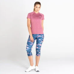 Dare 2b Outdare III Maillot De Fitness Zippé à Moitié Pour Femme - Rose -Magasin D'Articles De Sport outdare iii maillot de fitness zippe a moitie pour femme rose 4