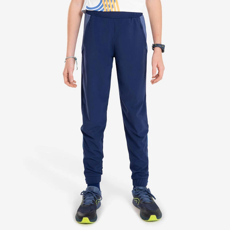 Kalenji Pantalon De Running Avec Zip Enfant - KIPRUN DRY+ Marine Denim Bleu 1 Kalenji Pantalon De Running Avec Zip Enfant - KIPRUN DRY+ Marine Denim Bleu