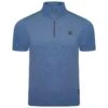Dare 2b Pedal It Out T-shirt De Cyclisme Zippé à Moitié Pour Homme - Bleu