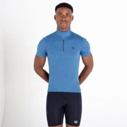 Dare 2b Pedal It Out T-shirt De Cyclisme Zippé à Moitié Pour Homme - Bleu 8 Dare 2b Pedal It Out T-shirt De Cyclisme Zippé à Moitié Pour Homme - Bleu -Magasin D'Articles De Sport pedal it out t shirt de cyclisme zippe a moitie pour homme bleu 3