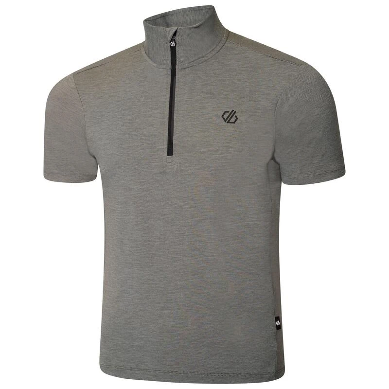 Dare 2b Pedal It Out T-shirt De Cyclisme Zippé à Moitié Pour Homme - Vert Pâle 2 Dare 2b Pedal It Out T-shirt De Cyclisme Zippé à Moitié Pour Homme - Vert Pâle – Image 2