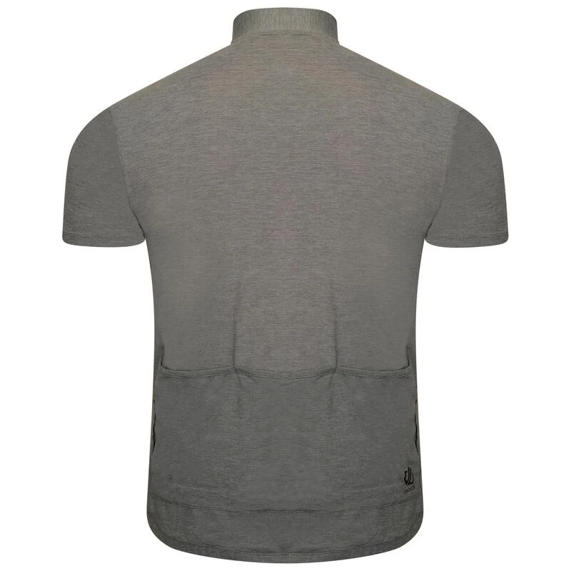 Dare 2b Pedal It Out T-shirt De Cyclisme Zippé à Moitié Pour Homme - Vert Pâle 3 Dare 2b Pedal It Out T-shirt De Cyclisme Zippé à Moitié Pour Homme - Vert Pâle – Image 3