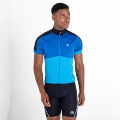 Dare 2b Protraction II T-shirt De Cyclisme Zippé à Manches Courtes Pour Homme - Bleu 8 Dare 2b Protraction II T-shirt De Cyclisme Zippé à Manches Courtes Pour Homme - Bleu -Magasin D'Articles De Sport protraction ii t shirt de cyclisme zippe a manches courtes pour homme bleu 3