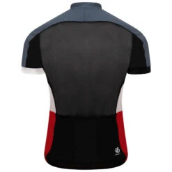 Dare 2b Protraction II T-shirt De Cyclisme Zippé à Manches Courtes Pour Homme - Rouge -Magasin D'Articles De Sport protraction ii t shirt de cyclisme zippe a manches courtes pour homme rouge 2