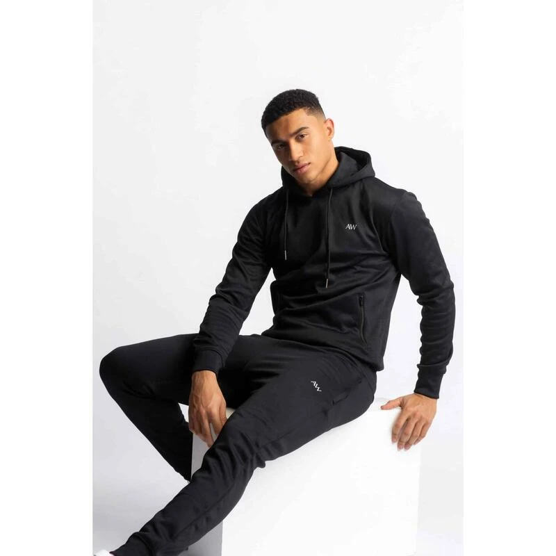 Pull à Capuche Fitness Pace - Homme - Noir 5 Pull à Capuche Fitness Pace - Homme - Noir – Image 5