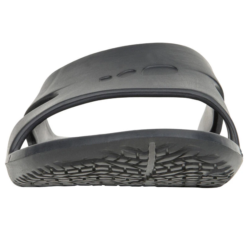 Sandale Claquette Piscine Homme SLAP 100 BASIC Gris 2 Sandale Claquette Piscine Homme SLAP 100 BASIC Gris – Image 2