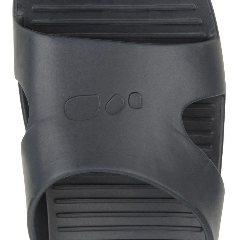 Sandale Claquette Piscine Homme SLAP 100 BASIC Gris 5 Sandale Claquette Piscine Homme SLAP 100 BASIC Gris – Image 5