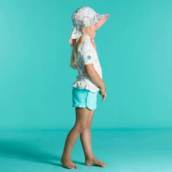 Short De Bain Bébé / Enfant Vert Menthe -Magasin D'Articles De Sport short de bain bebe enfant vert menthe 4