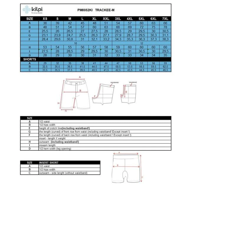 Short De Vélo VTT Homme Kilpi TRACKEE-M 3 Short De Vélo VTT Homme Kilpi TRACKEE-M – Image 3