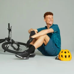 Rockrider SHORT VELO VTT EXPL 500 BLEU VERT HOMME -Magasin D'Articles De Sport short velo vtt expl 500 bleu vert homme 2