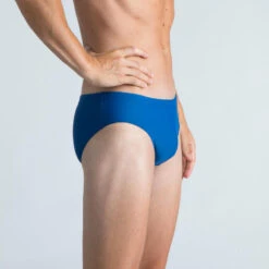 Slip De Bain Natation Homme - Slip 100 Basic - Bleu -Magasin D'Articles De Sport slip de bain natation homme slip 100 basic bleu 2