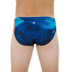SLIP DE BAIN WATER POLO HOMME STREET BLEU -Magasin D'Articles De Sport slip de bain water polo homme street bleu 2