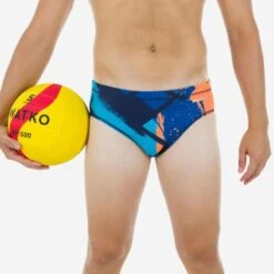 SLIP DE BAIN WATER POLO HOMME STREET BLEU