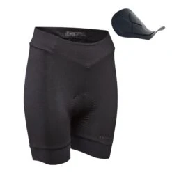 Rockrider SOUS SHORT VELO VTT EXPL 500 FEMME NOIR -Magasin D'Articles De Sport sous short velo vtt expl 500 femme noir 2