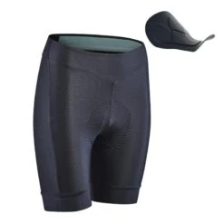 Rockrider SOUS SHORT VELO VTT EXPLORE 700 FEMME Noir -Magasin D'Articles De Sport sous short velo vtt explore 700 femme noir 3