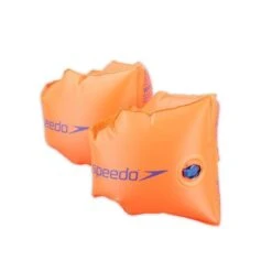 Speedo Ailes De Natation Junior PVC Orange à Partir De 12 Ans