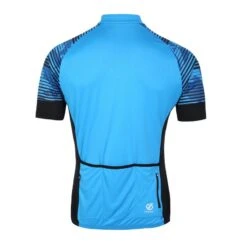 Dare 2b Stay The Course II T-shirt De Cyclisme Zippé à Moitié Pour Homme - Bleu Vif -Magasin D'Articles De Sport stay the course ii t shirt de cyclisme zippe a moitie pour homme bleu vif 2