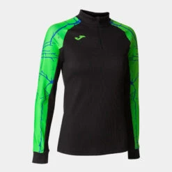 Sweat-shirt Running Femme Joma Elite Ix Noir Vert Fluo