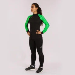Sweat-shirt Running Femme Joma Elite Ix Noir Vert Fluo -Magasin D'Articles De Sport sweat shirt running femme joma elite ix noir vert fluo 3