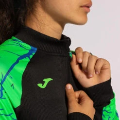 Sweat-shirt Running Femme Joma Elite Ix Noir Vert Fluo -Magasin D'Articles De Sport sweat shirt running femme joma elite ix noir vert fluo 4