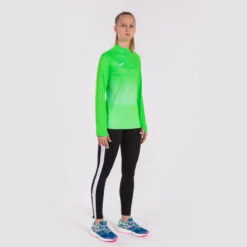 Sweat-shirt Running Femme Joma Elite Vii Vert Fluo Blanc -Magasin D'Articles De Sport sweat shirt running femme joma elite vii vert fluo blanc 2