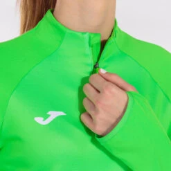 Sweat-shirt Running Femme Joma Elite Vii Vert Fluo Blanc -Magasin D'Articles De Sport sweat shirt running femme joma elite vii vert fluo blanc 4