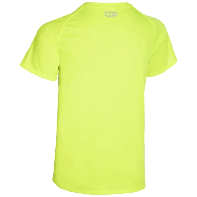 Kalenji Tee Shirt Enfant Athlétisme Club Personnalisable Jaune Fluo 2 Kalenji Tee Shirt Enfant Athlétisme Club Personnalisable Jaune Fluo – Image 2