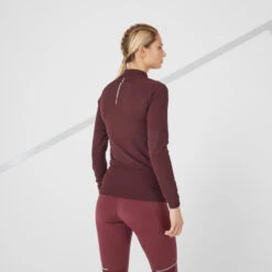 TEE SHIRT MANCHES LONGUES RUNNING SANS COUTURES FEMME - KIPRUN SKINCARE BORDEAUX 7 TEE SHIRT MANCHES LONGUES RUNNING SANS COUTURES FEMME - KIPRUN SKINCARE BORDEAUX -Magasin D'Articles De Sport tee shirt manches longues running sans coutures femme kiprun skincare bordeaux 2