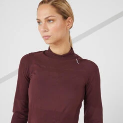 TEE SHIRT MANCHES LONGUES RUNNING SANS COUTURES FEMME - KIPRUN SKINCARE BORDEAUX 8 TEE SHIRT MANCHES LONGUES RUNNING SANS COUTURES FEMME - KIPRUN SKINCARE BORDEAUX -Magasin D'Articles De Sport tee shirt manches longues running sans coutures femme kiprun skincare bordeaux 3