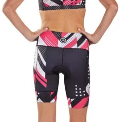 Triathlon Féminin 8 Pouces Pantalon Style Team ZOOT -Magasin D'Articles De Sport triathlon feminin 8 pouces pantalon style team zoot 3
