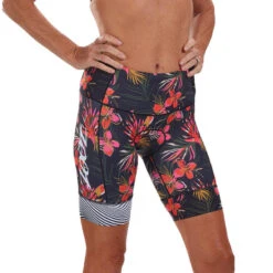 ZOOT Femme LTD 6 Inch Short De Triathlon à Compression Rembourrée - Waikoloa -